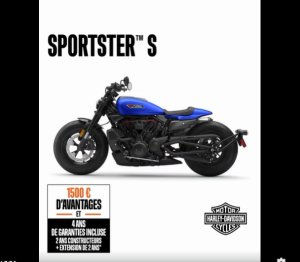 Le nouveau Sportster S vous attend dans votre concession Harley-Davidson avec une offre exclusive*